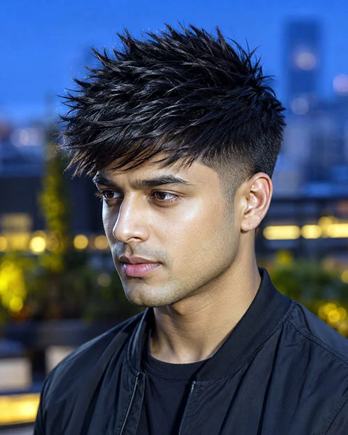 Choppy Side Swept Fringe