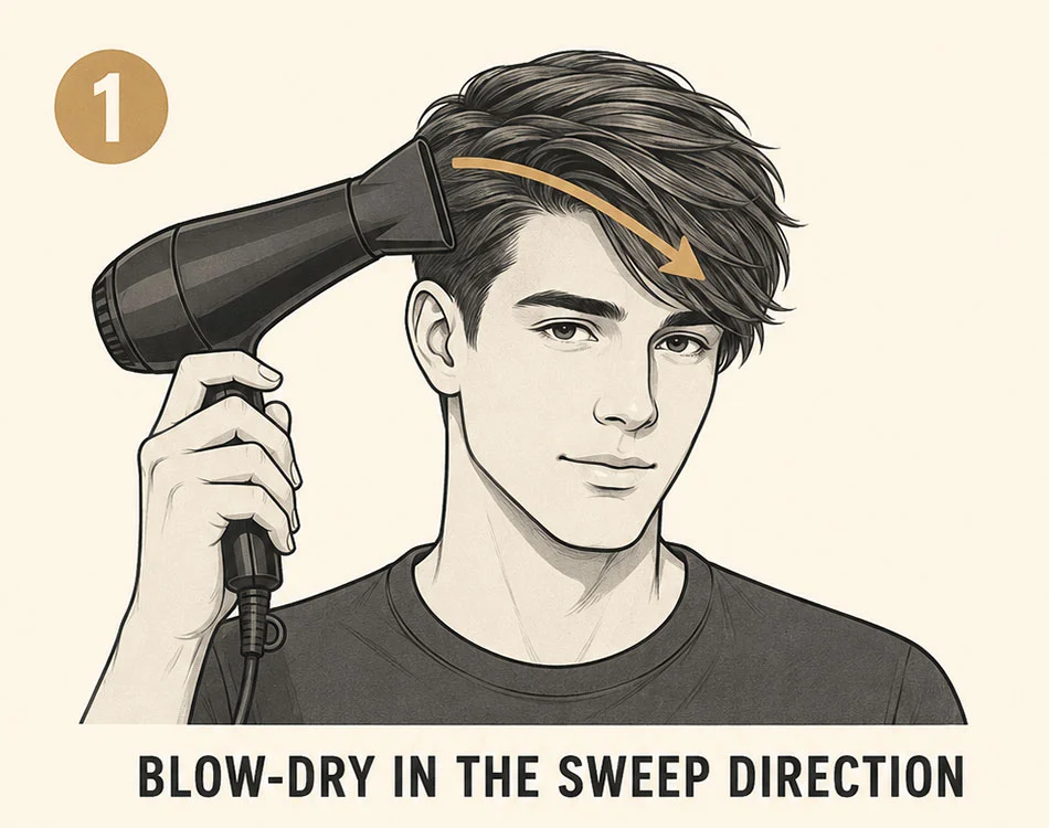 How to Style a Side Swept Fringe