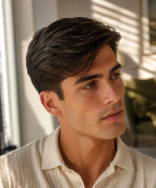 Classic Side Swept Fringe