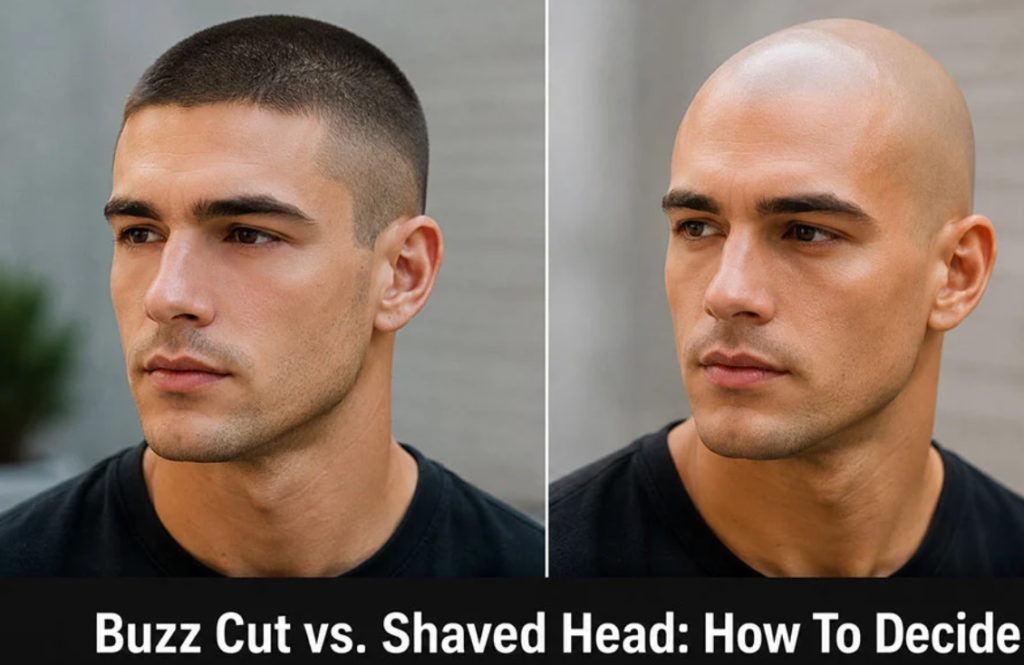 Buzz cut for hair loss, thinning hair solution for men