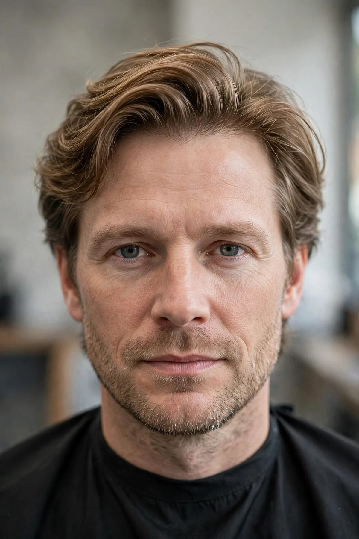 Flow haircut for men with fine hair, lightweight volumized flowing hairstyle for thinner hair