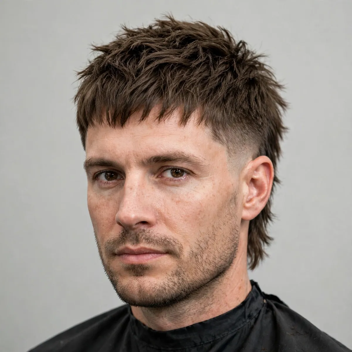 Low skin fade haircut with a classic side part — neat parted top with subtly faded sides, a professional skin fade for men